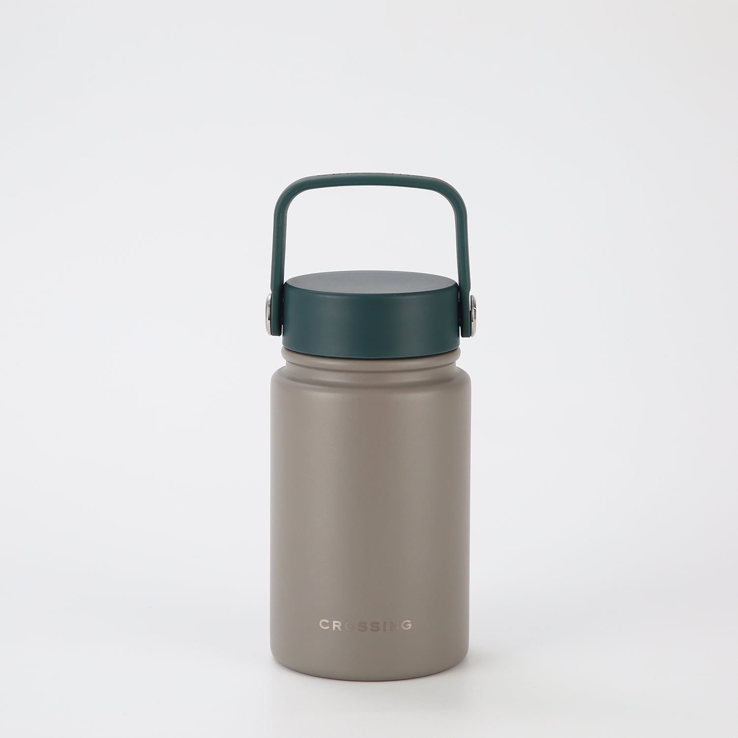 Crossing Urban Ceramic S/S Insulated Flat Cap Bottle With Handle 400ml (SA)