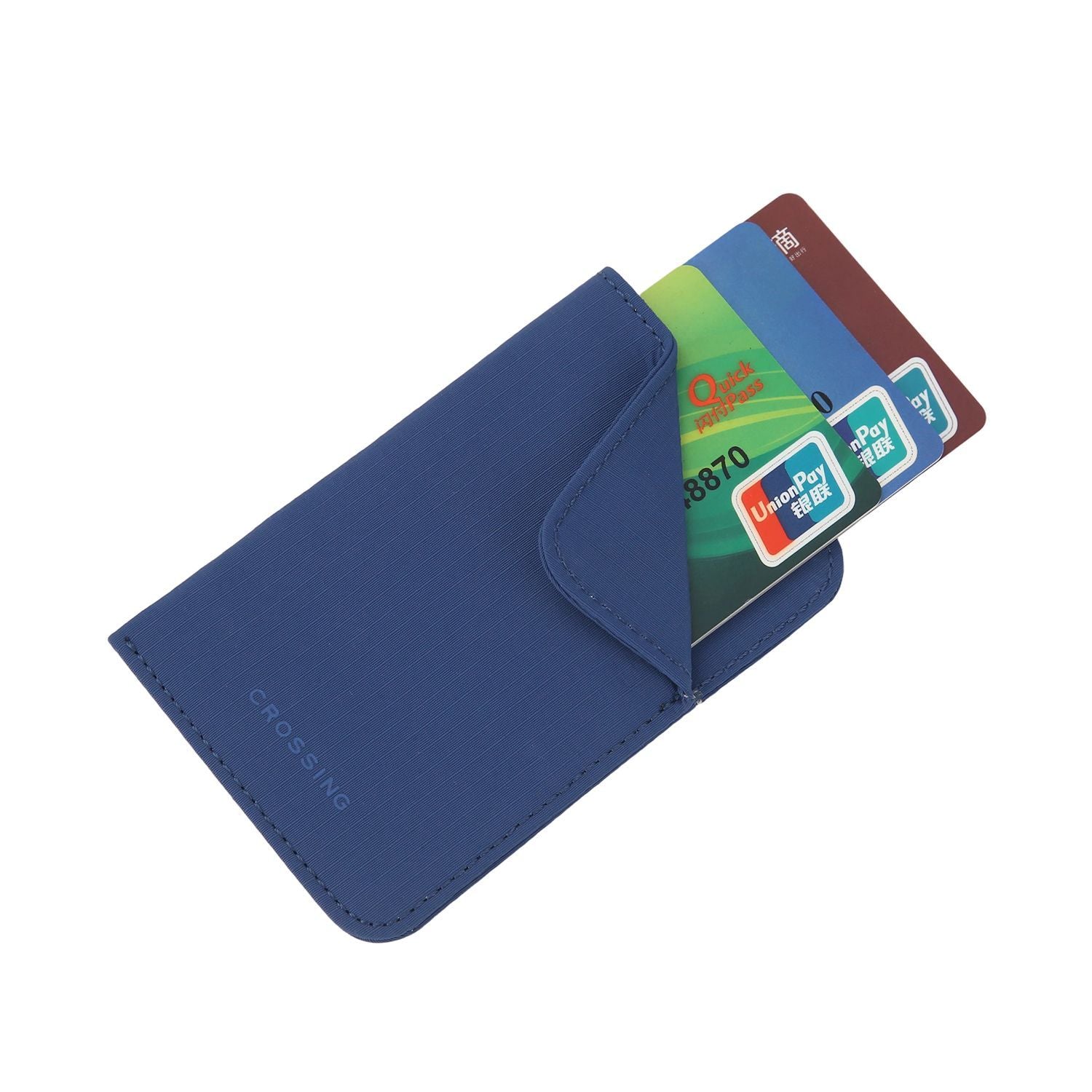 Crossing Waterproof Checked Nylon Card Sleeve RFID