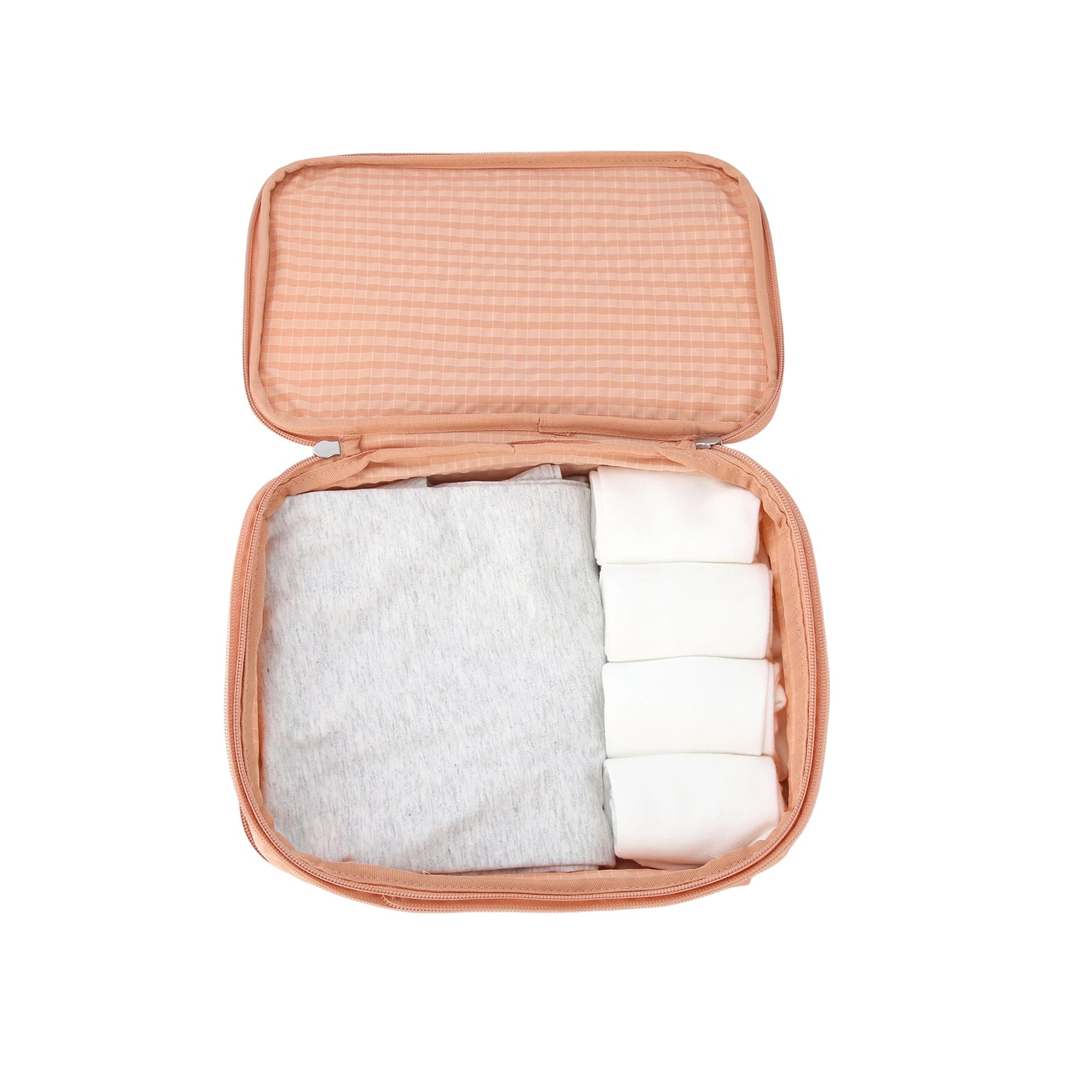 Crossing Waterproof Rayon Checked Compression Packing Cube Set (2-Piece Set)