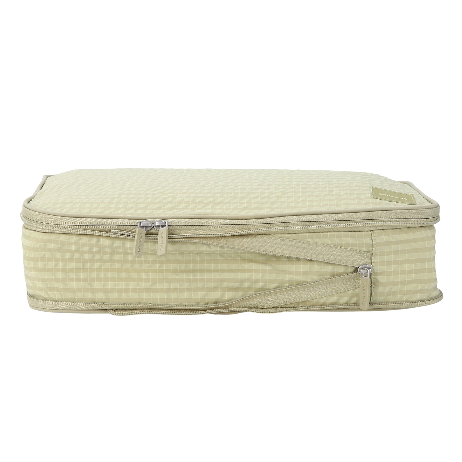 Crossing Waterproof Rayon Checked Compression Packing Cube Set (2-Piece Set)