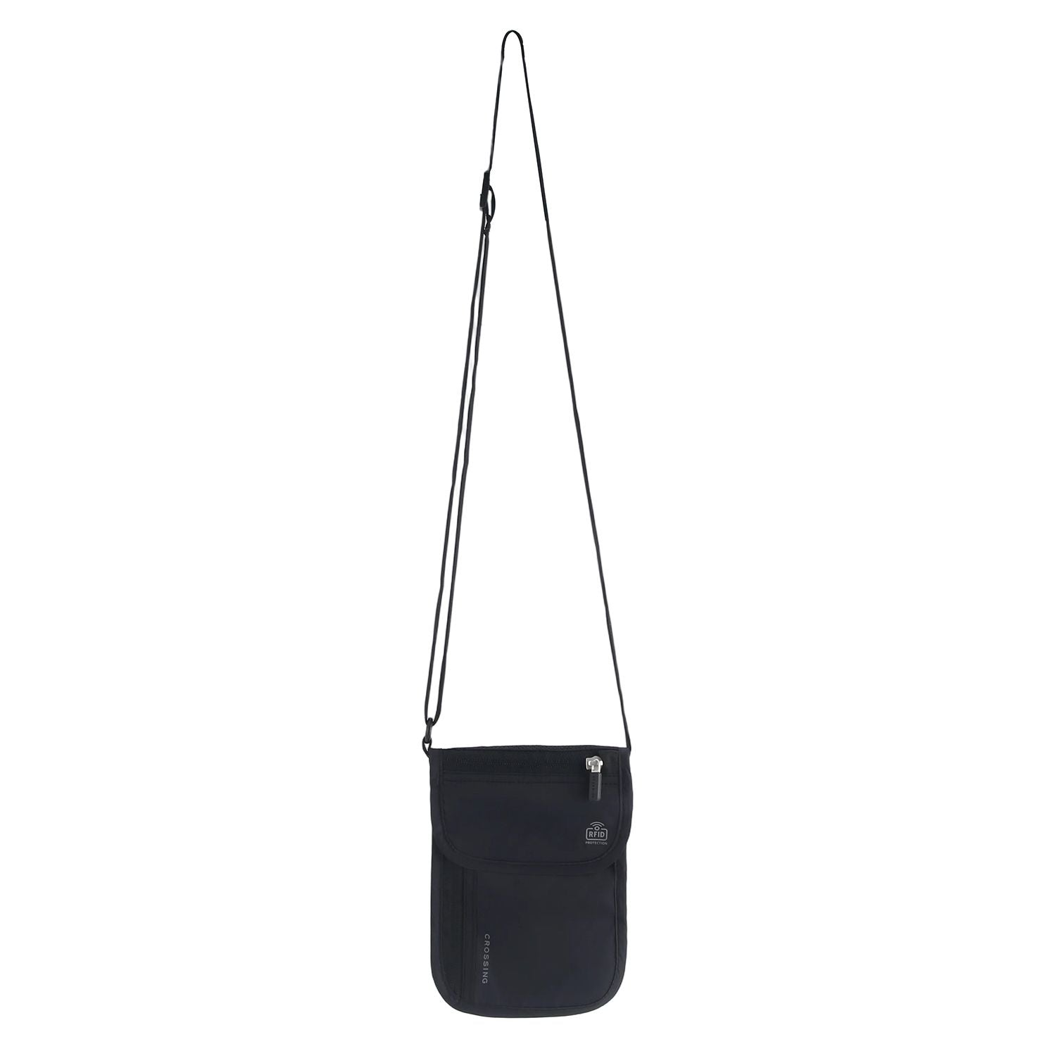 Crossing Waterproof Ripstop Nylon RFID Blocking Travel Neck Pouch
