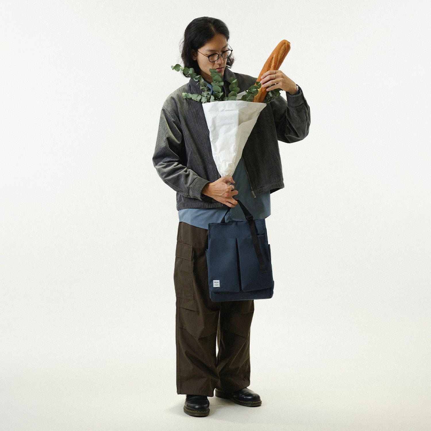 Hellolulu Luke 3 Way Vertical Tote Recycled