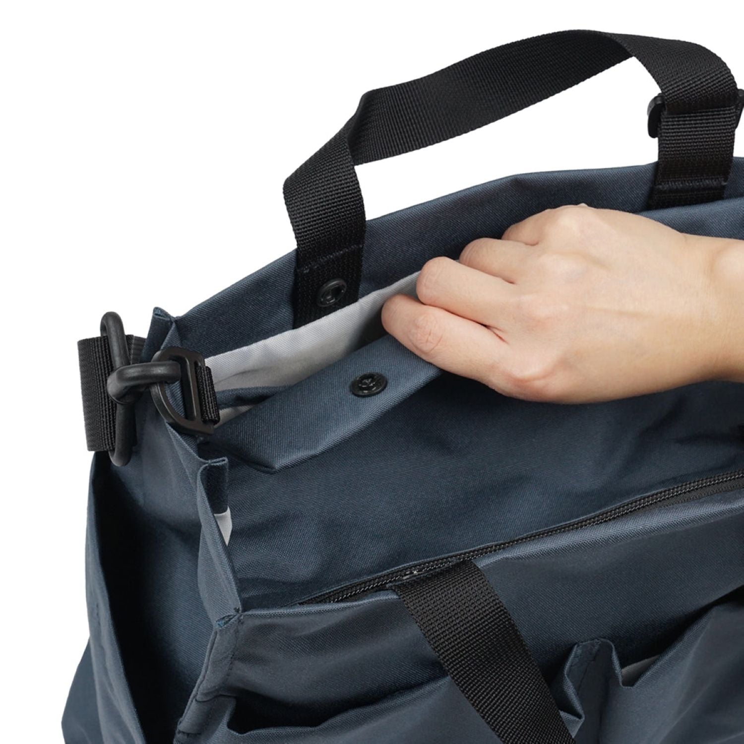 Hellolulu Luke 3 Way Vertical Tote Recycled