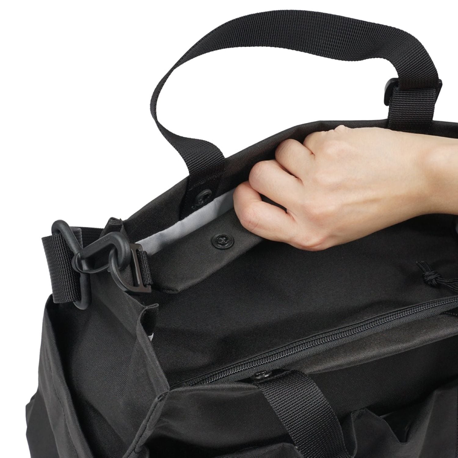 Hellolulu Luke 3 Way Vertical Tote Recycled