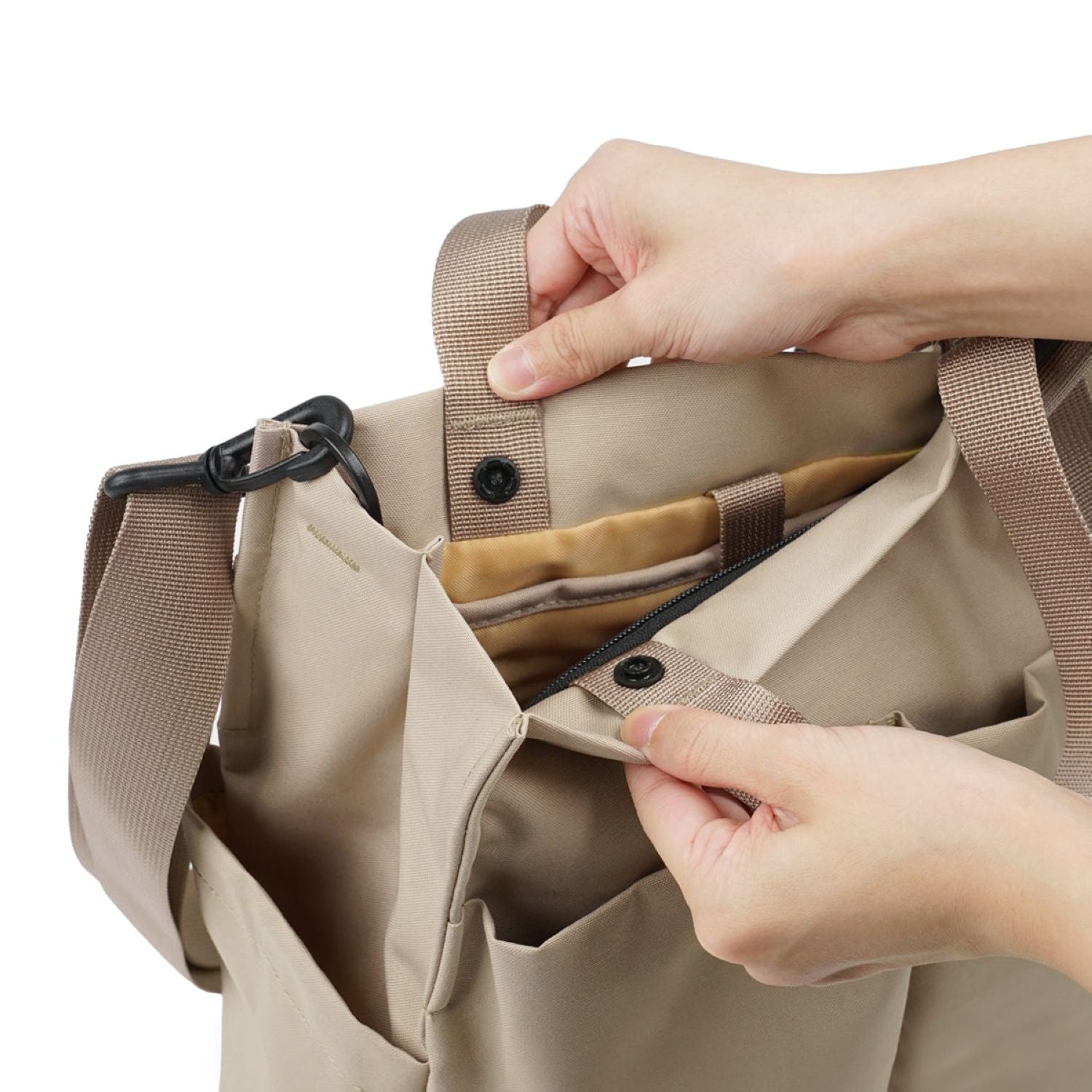 Hellolulu Luke 3 Way Vertical Tote Recycled