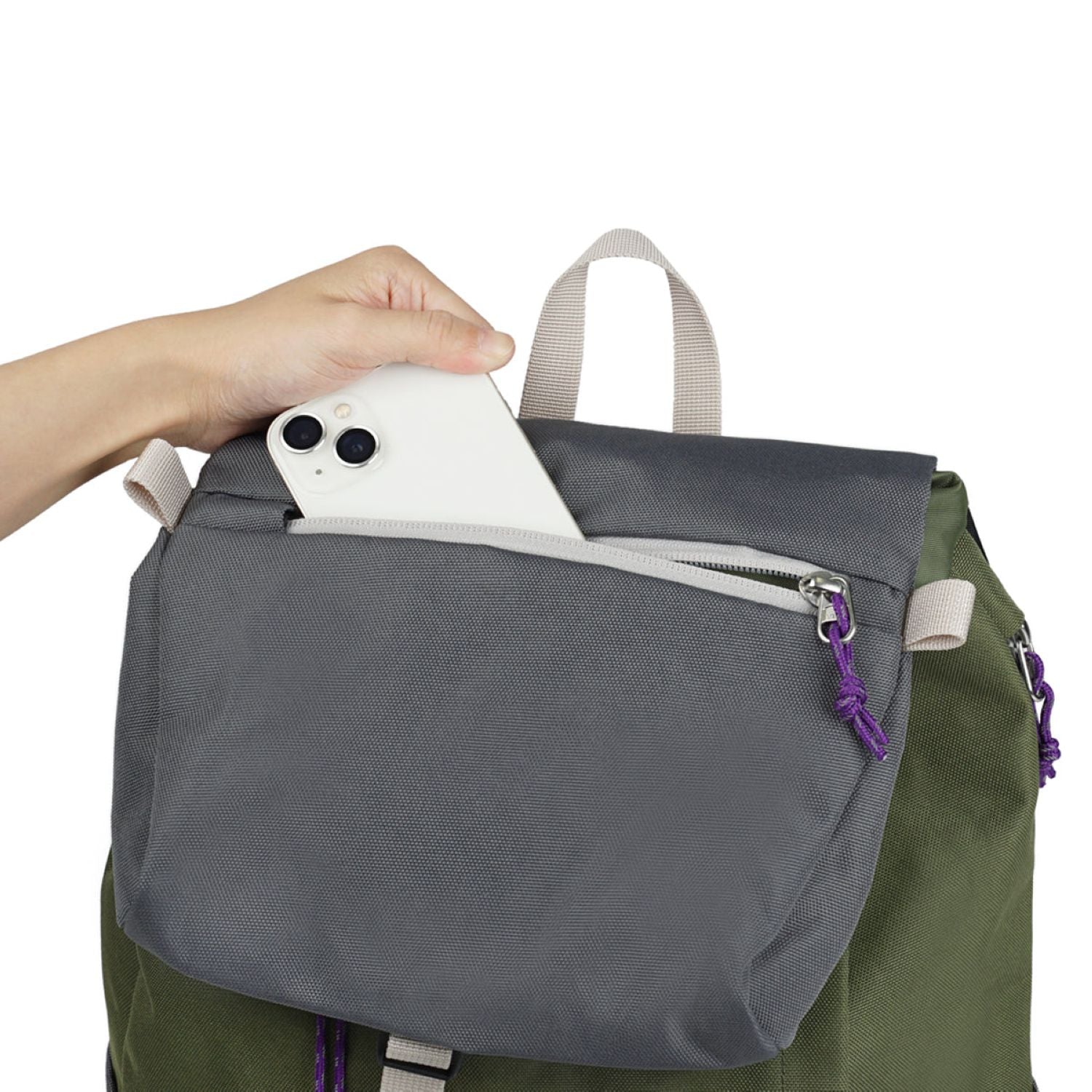 Hellolulu Saro Utility Flap Backpack M