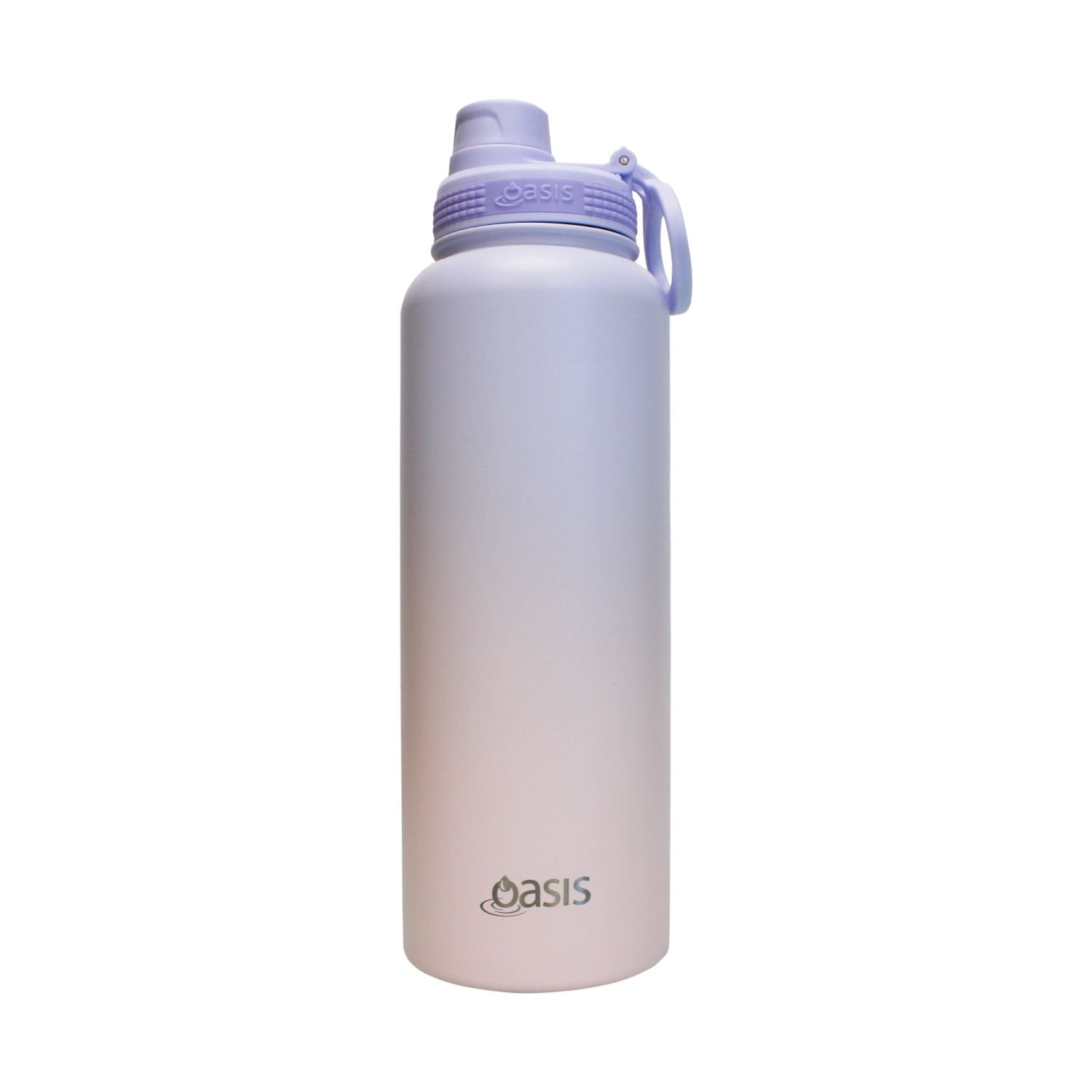Oasis Stainless Steel Insulated Sports Water Bottle with Screw Cap 1.1L