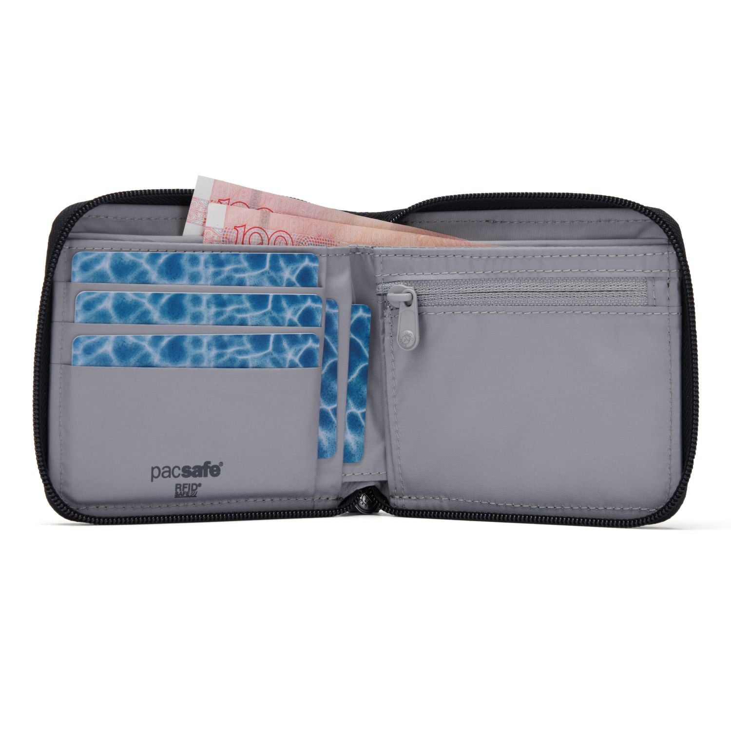 Pacsafe RFIDsafe RFID Blocking Zip Around Wallet