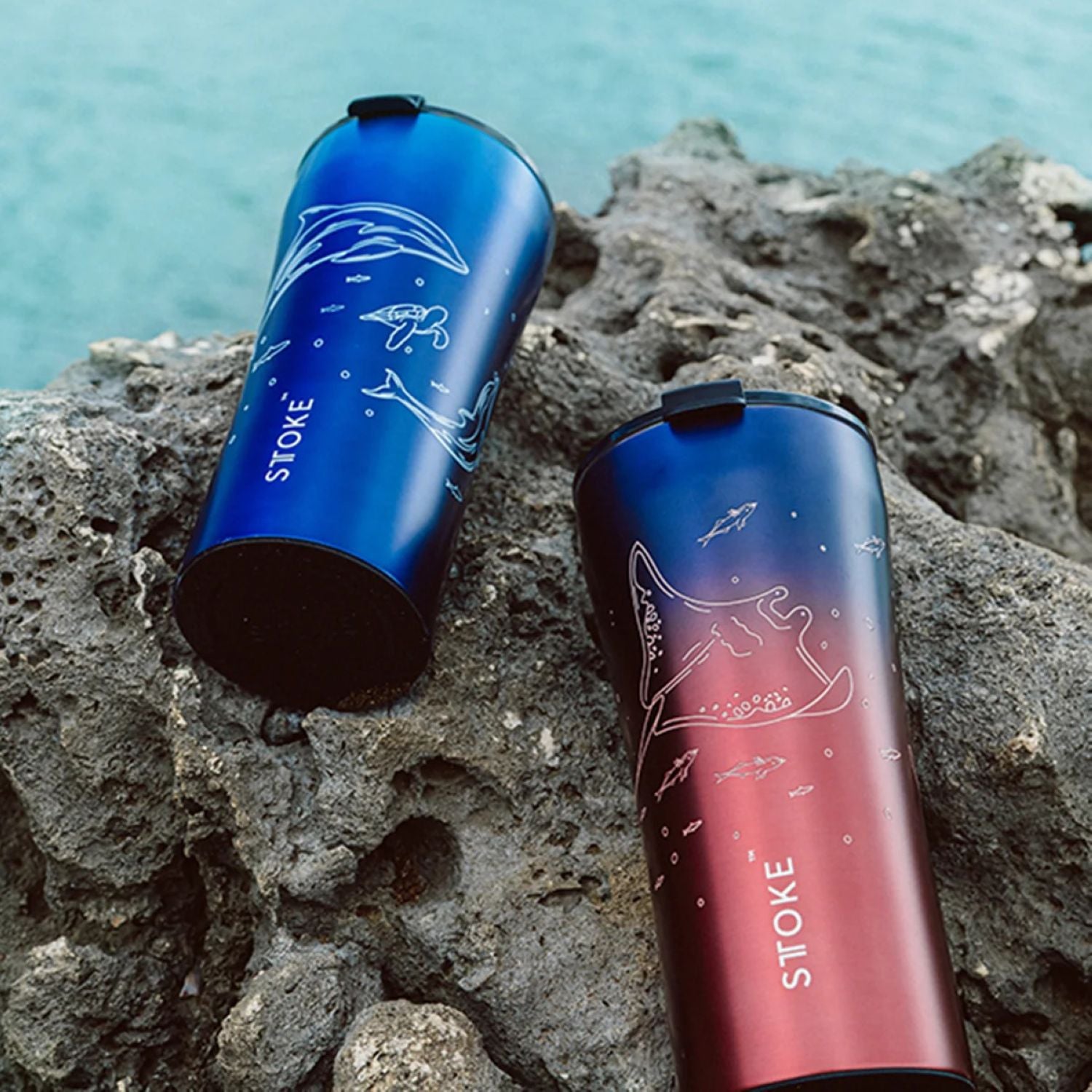 STTOKE Limited Edition Leakproof Ocean Series Insulated Cup 12oz