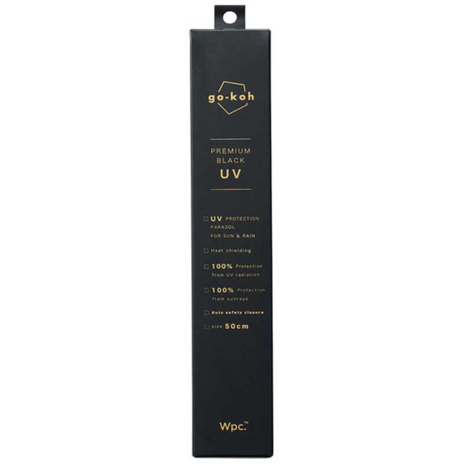 WPC Go-Koh Premium Automatic Compact UV Protection Upf50+ Umbrella 47cm