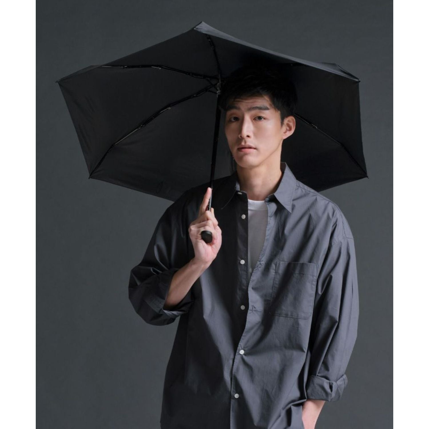 WPC Go-Koh Premium Black Compact UV Protection UPF 50+ Umbrella 50cm
