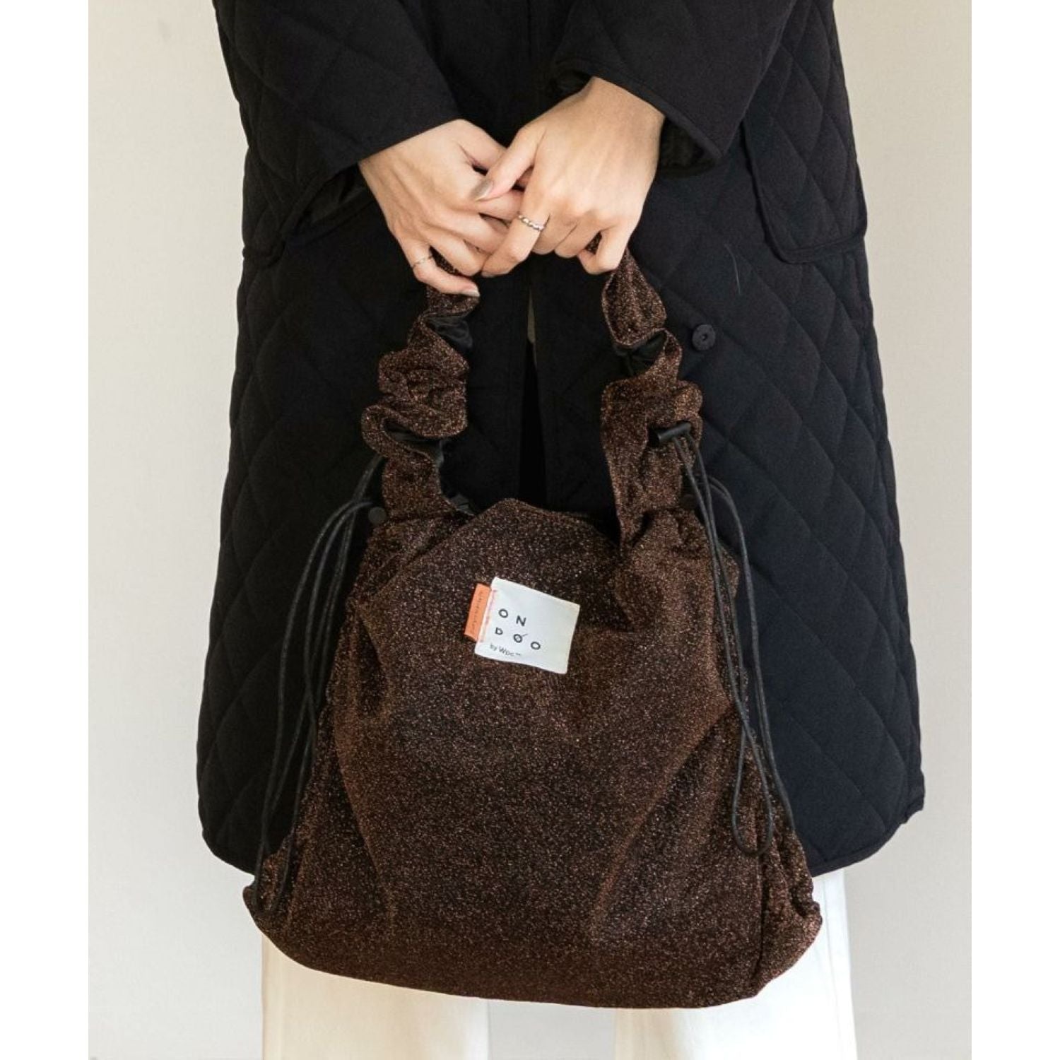 WPC Ondoo Shirring Drawstring Tote Bag