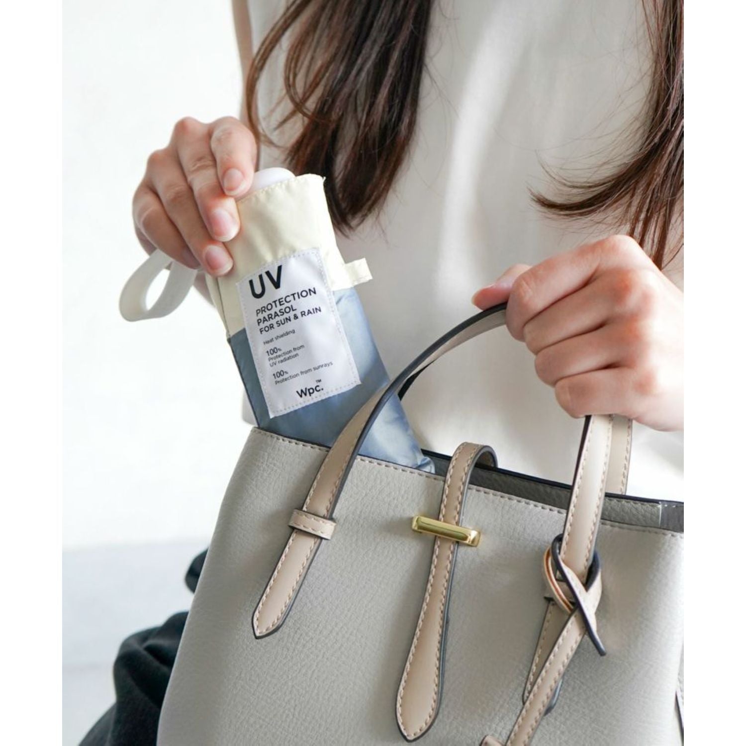 WPC Patchwork Tiny (2025) UV Protection UPF 50+ Umbrella 47cm